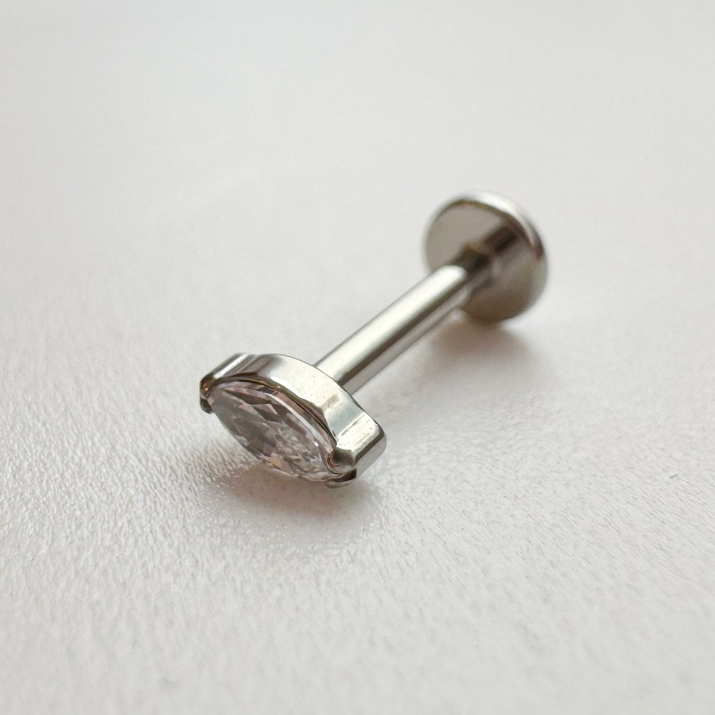 Oval Shaped Dinky diamond Silver