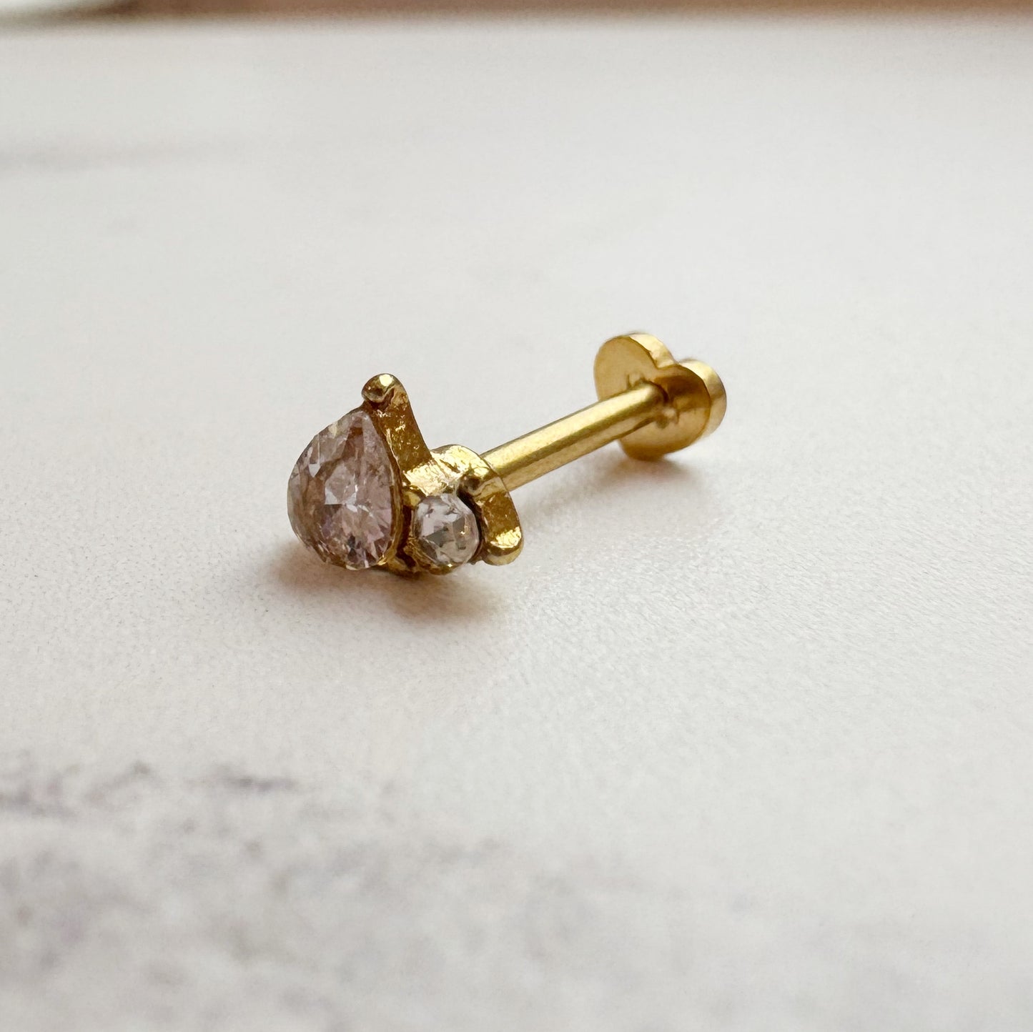 Double diamond Labret