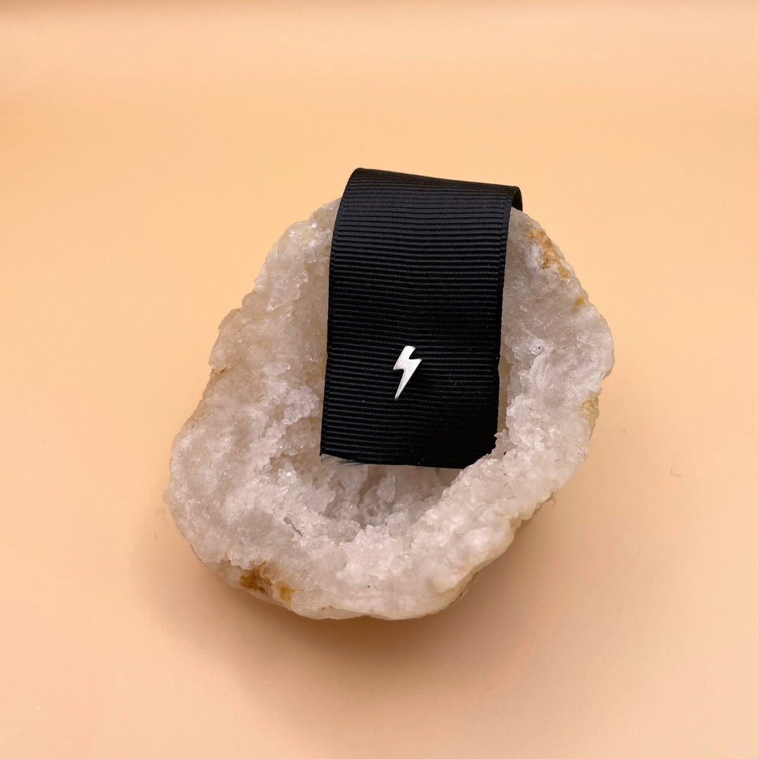 Lightning Bolt Midi x Silver