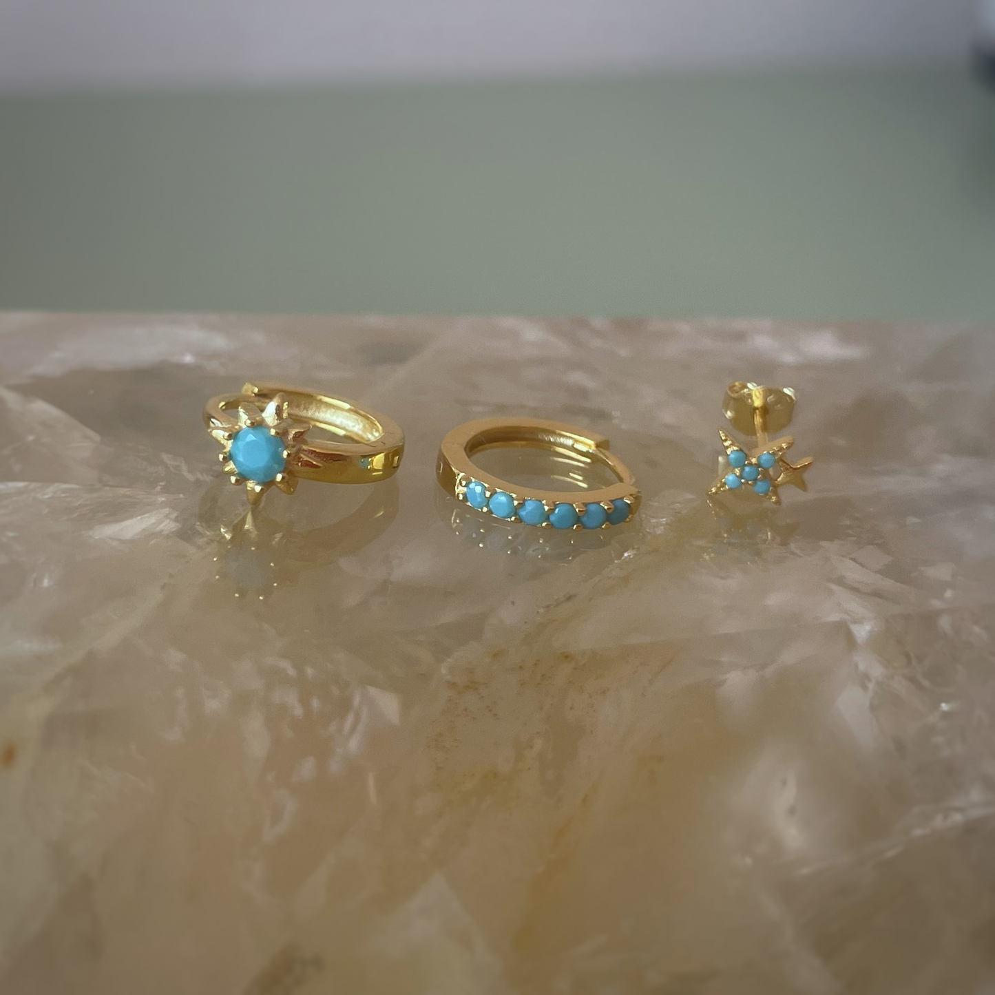 Turquoise Stack set