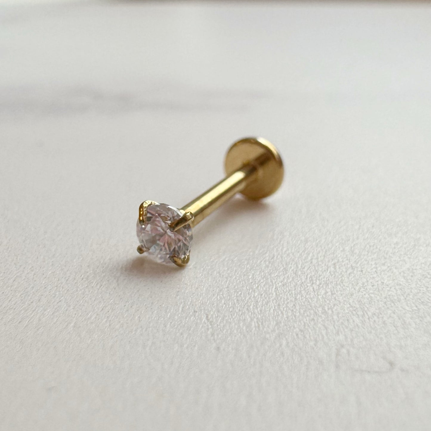 Simple diamond Stud Labret